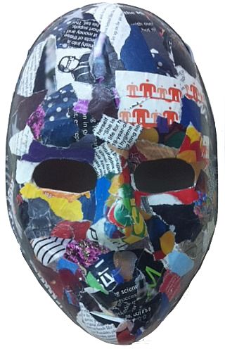 Image for event: Collage Masks with local artist Ron Bimrose