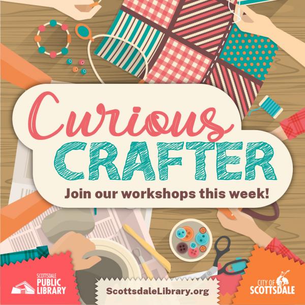 Image for event: Curious Crafter @ Arabian Library